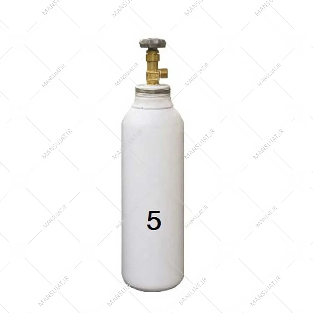کپسول اکسیژن 5 لیتری آهنی